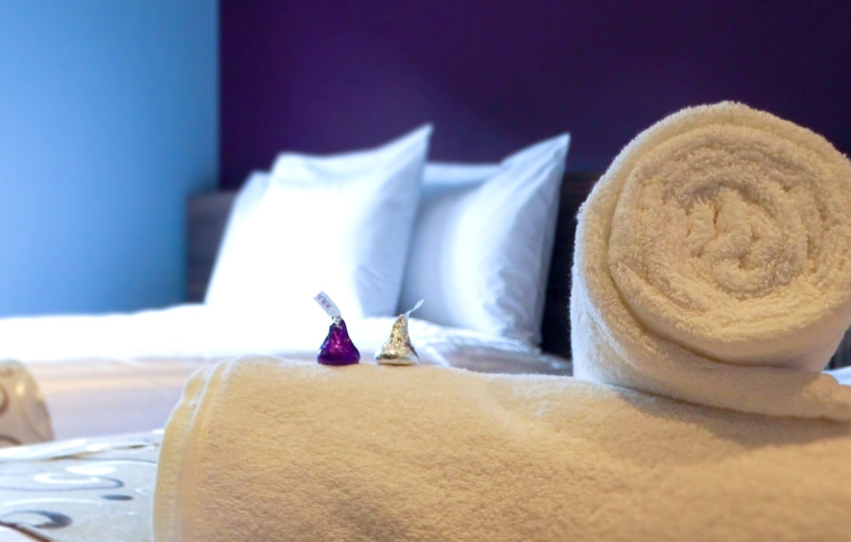 Otra vista de la habitación doble con 2 camas matrimoniales en Hotel Luma by Kavia Cancún (hasta 4 personas)