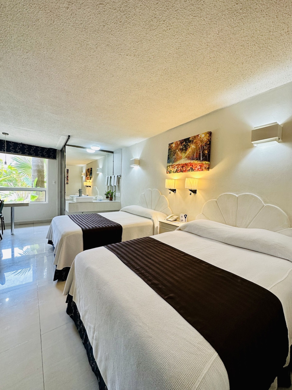 Habitación Superior con dos camas dobles en Hotel Plaza Caribe Cancún (hasta 4 personas)