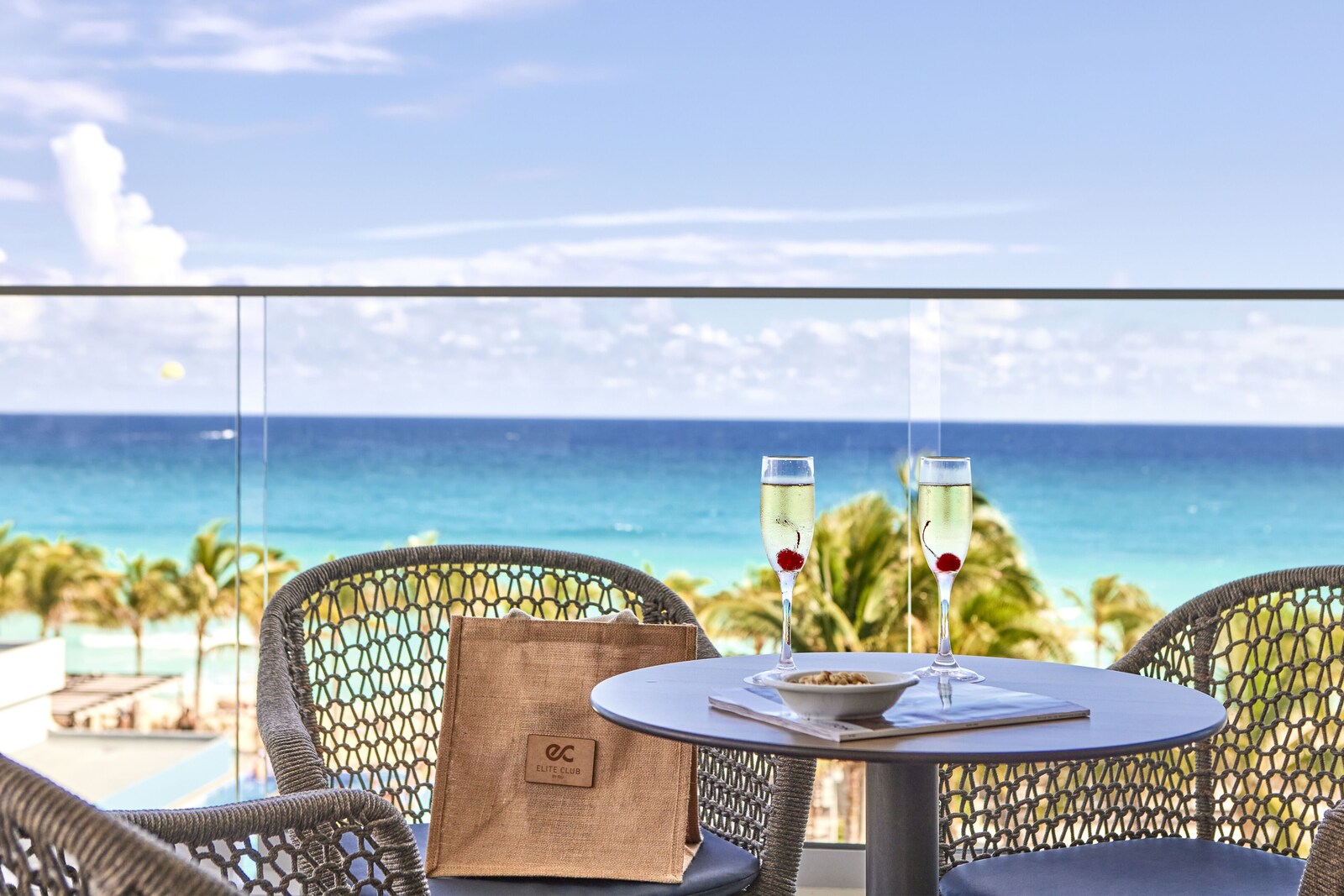 Balcony Beach View de Hotel Riu Palace Kukulkan - Adults Only - All Inclusive